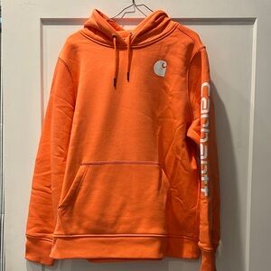 Carhartt Tangerine Women’s Hoodie with Logo